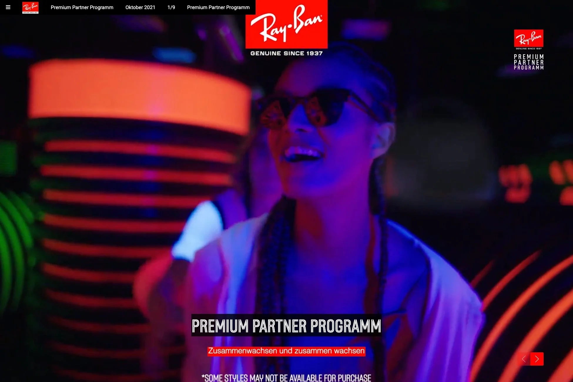 Ray-Ban Partner News Magazine