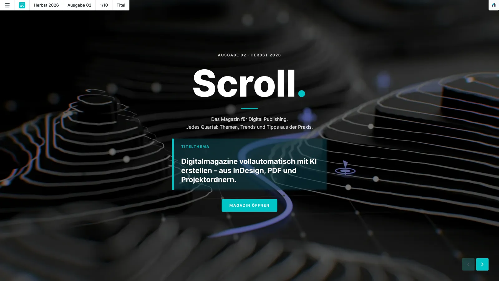 Titelseite von scrollmagazin.de, Ausgabe 02