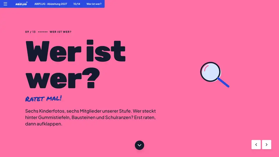 ABIFLUG · Abizeitung 2027, Seite 6