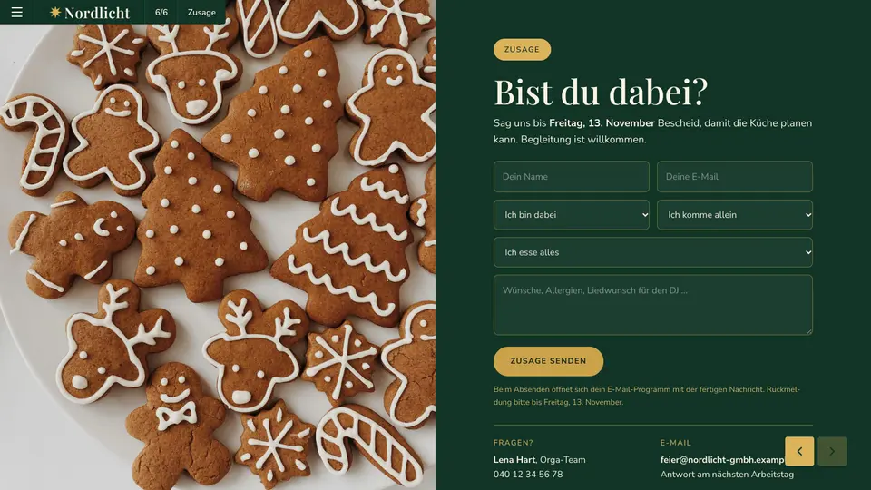 Weihnachtsfeier 2026, Seite 6