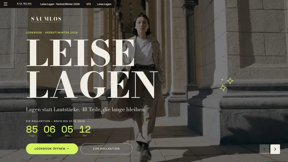 Leise Lagen · Herbst/Winter 2026, Seite 1